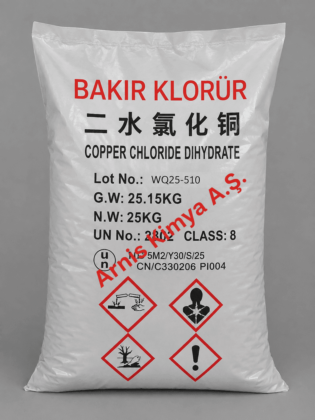 Bakır Klorür (CAS 7447-39-4) - İnorganik Tuzlar ve Klorürler