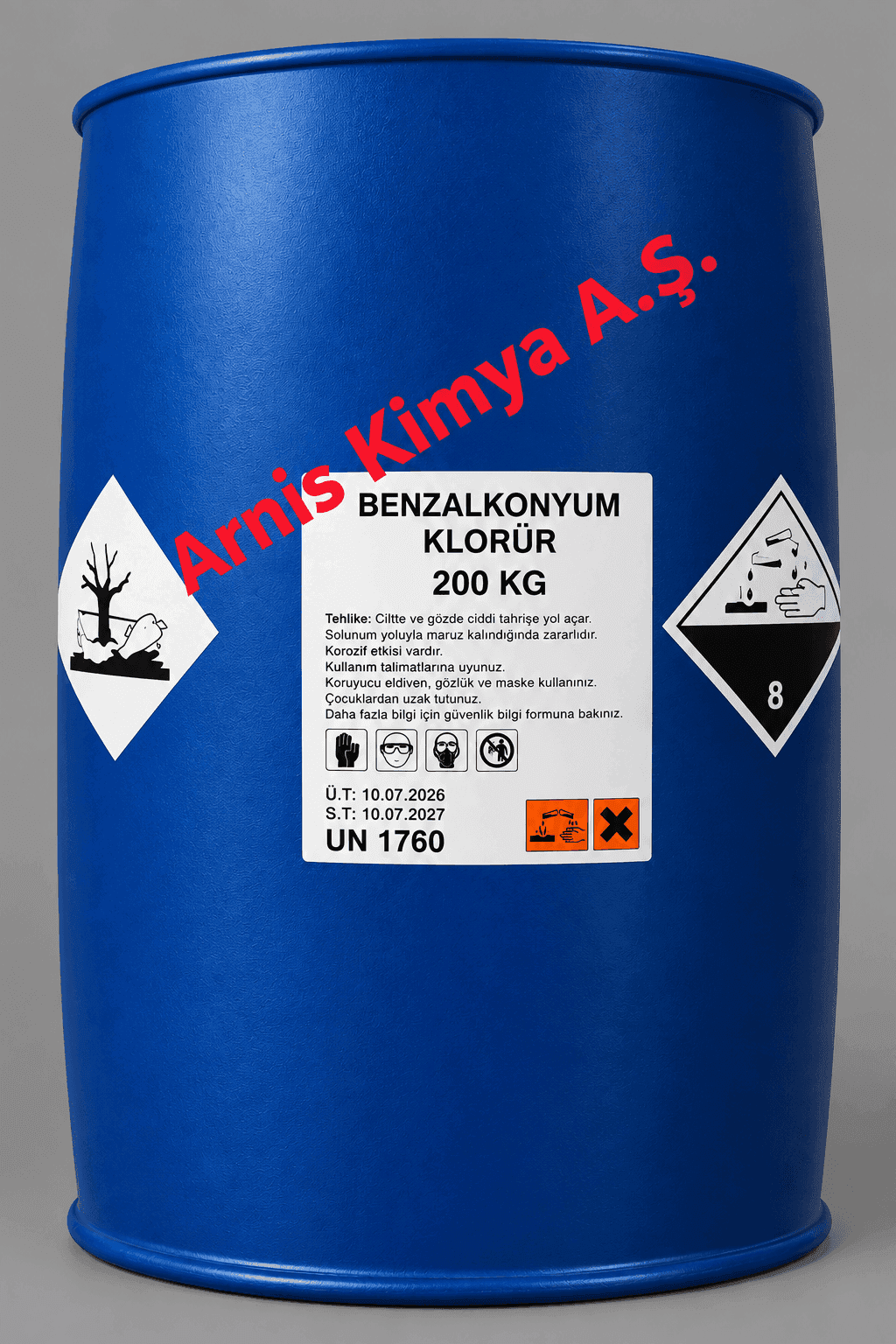 Benzalkonyum Klorür (CAS 8001-54-5) - Yüzey Aktif Maddeler ve Emülgatörler