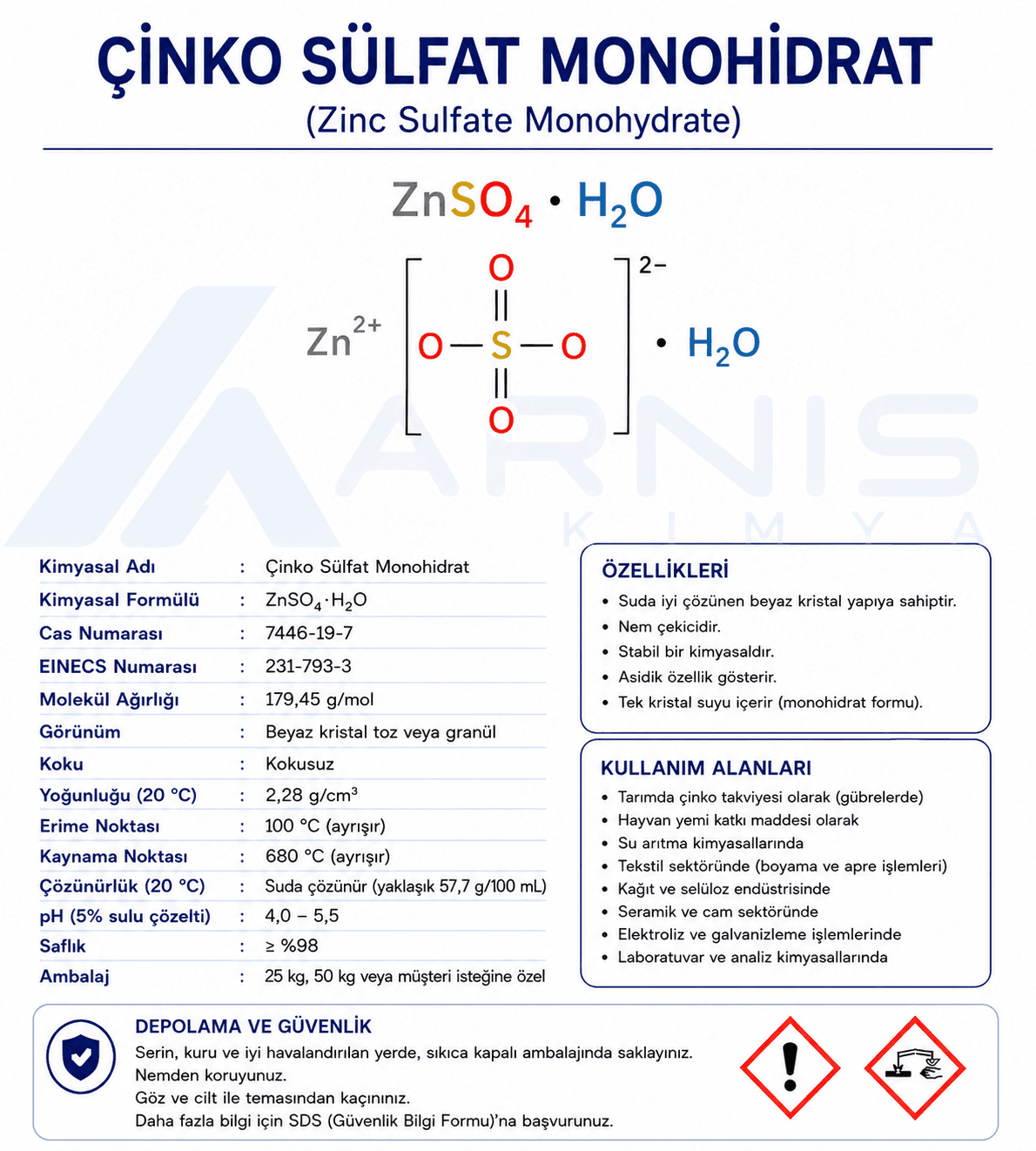 Çinko Sülfat Monohidrat 2
