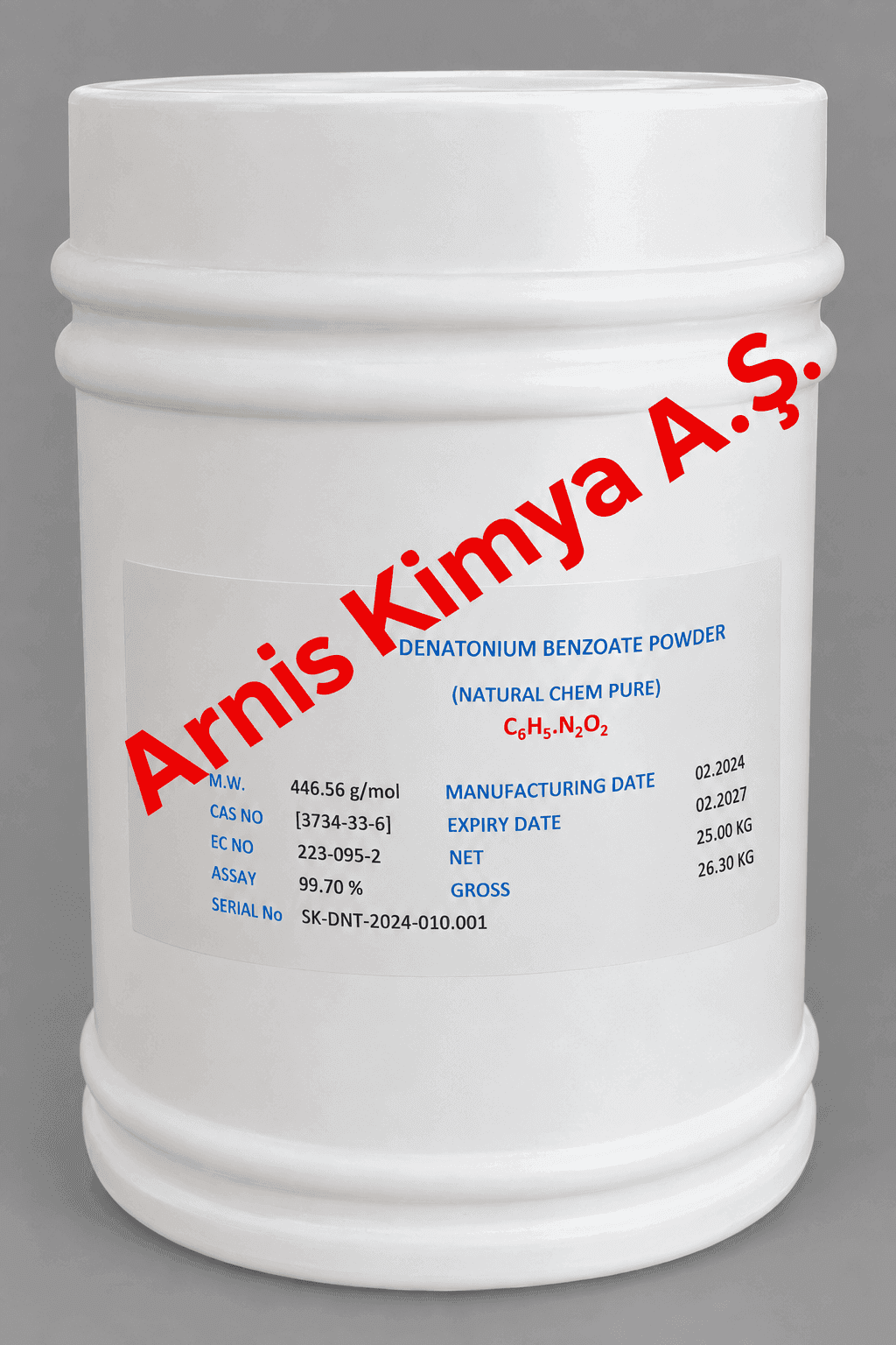 Denatonyum Benzoat (CAS 3734-33-6) - Organik Tuzlar ve Mineral Takviyeler