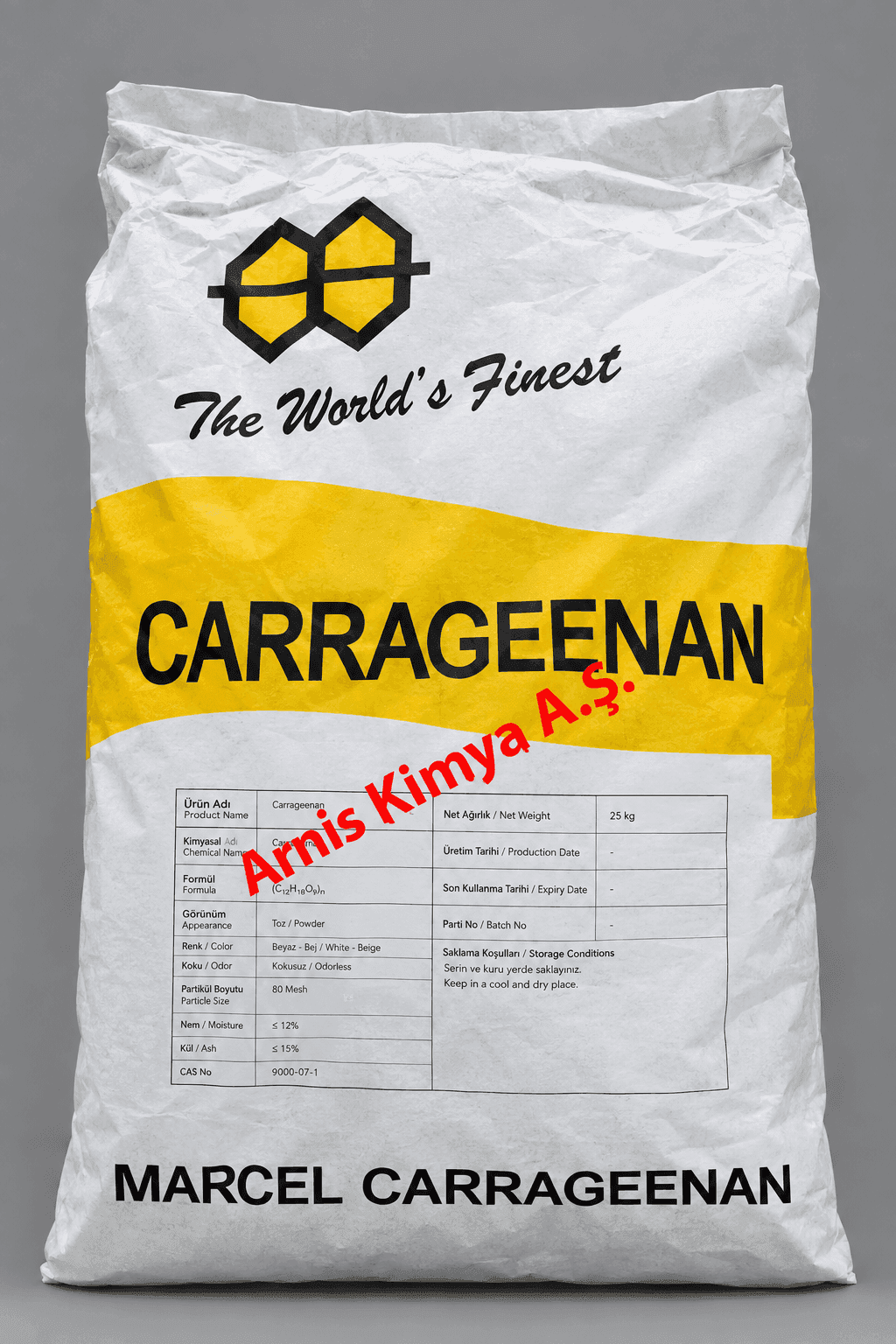 Karragenan (CAS 9000-07-1) - Kıvamlaştırıcı ve Stabilizatörler