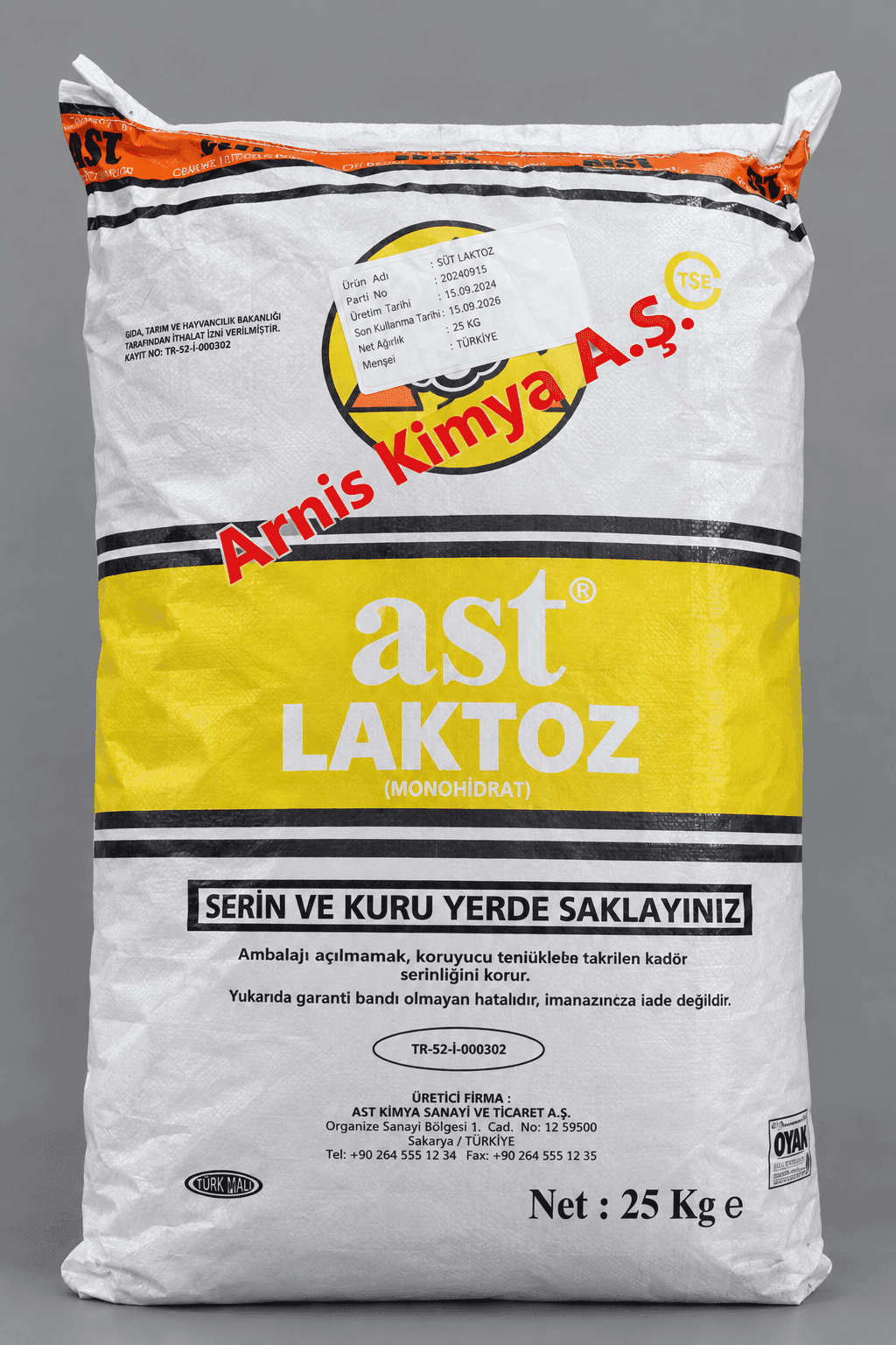 Laktoz (CAS 63-42-3) - Gıda Katkı Maddeleri