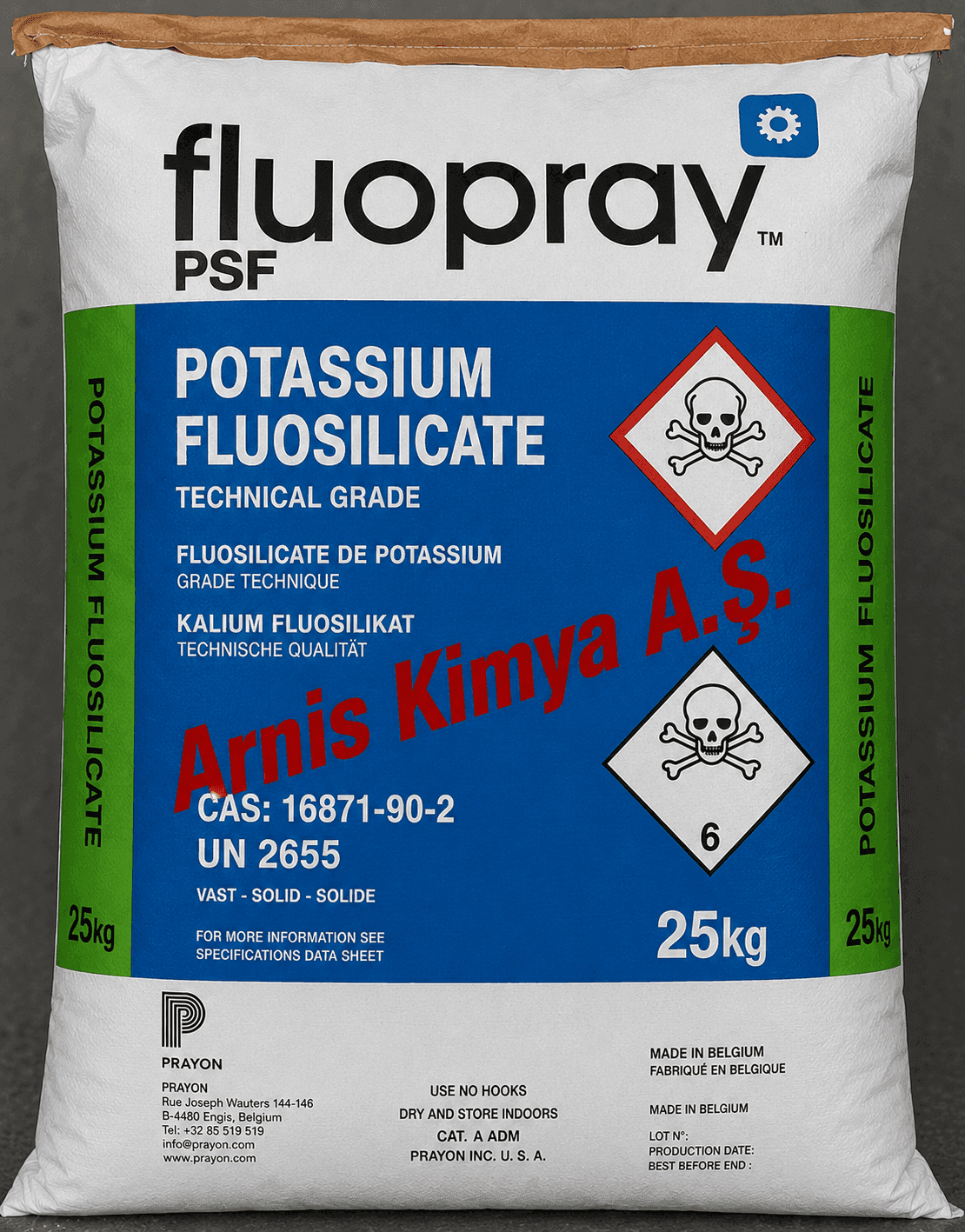 Potasyum Silika Florür (CAS 16871-90-2) - İnorganik Tuzlar ve Florürler