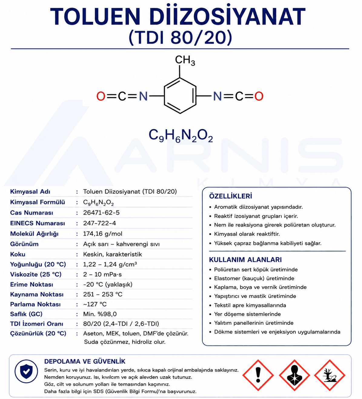 Toluen Diizosiyanat (TDI 80/20) 2