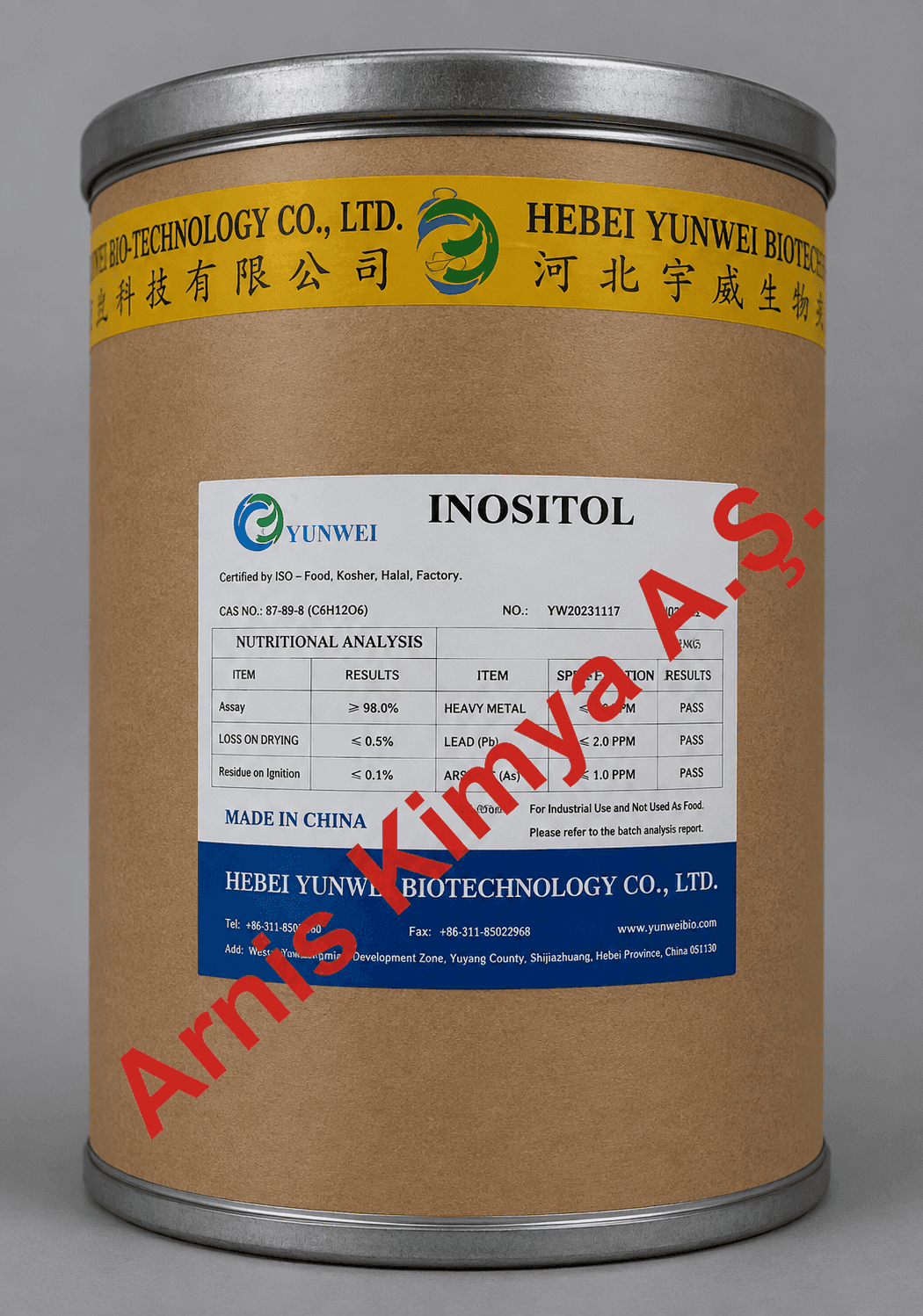 İnositol - Kimyasal ürün